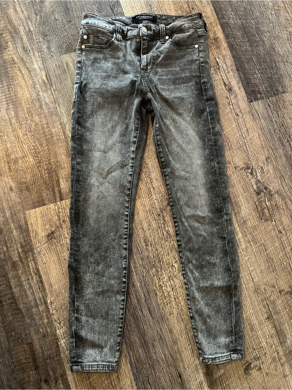 Liverpool Women’s Skinny Jeans - Washed Gray